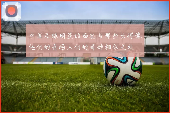 中国足球明星的面孔与那些长得像他们的普通人们的奇妙相似之处