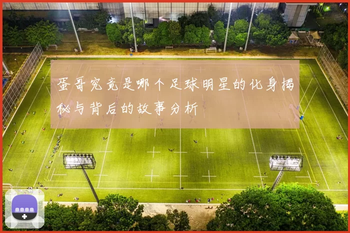 蛋哥究竟是哪个足球明星的化身揭秘与背后的故事分析