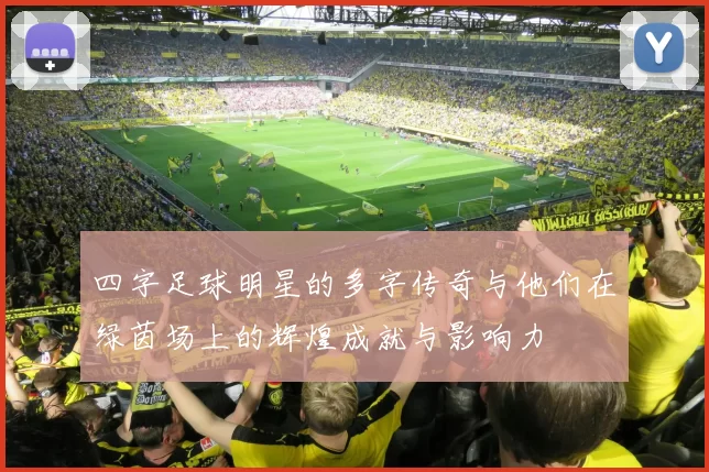 四字足球明星的多字传奇与他们在绿茵场上的辉煌成就与影响力